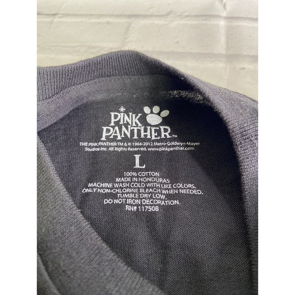 Pink Panther Stay Fresh Short Sleeve Graphic Print T-Shirt Young Mens Size L - Picture 3 of 5